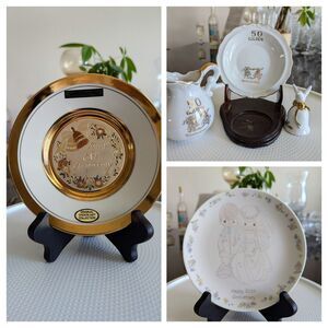 Bundle of 50th Golden Wedding Anniversary items